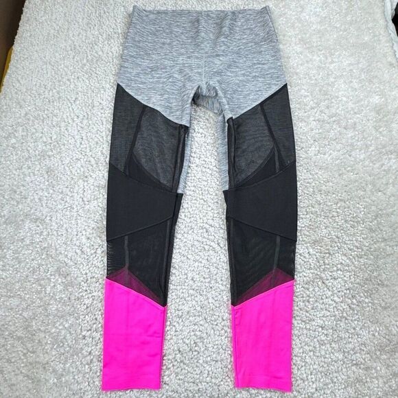 Victoria's Secret PINK Bonded High Waist Mesh Legging Gray Pink - Picture 2 of 11
